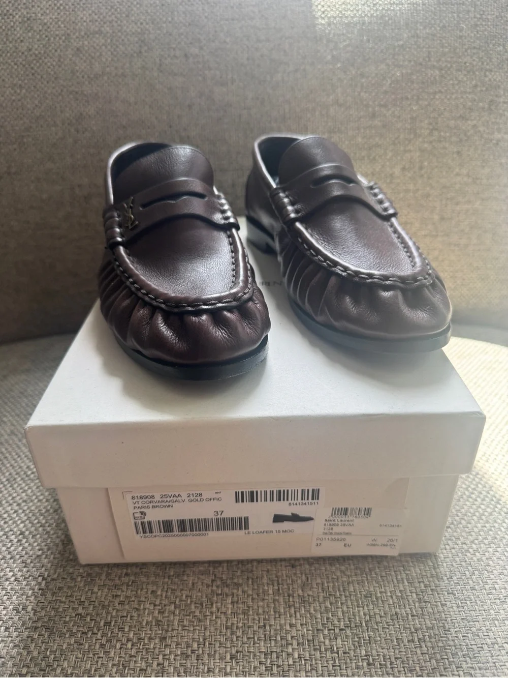 Saint Laurent Le Loafer in Paris Brown